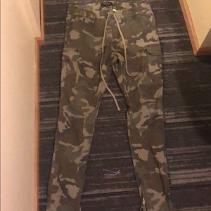 Camo cargo pants